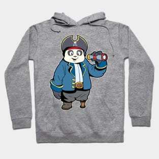 Captain Panda - Pirate Panda Bear Hoodie